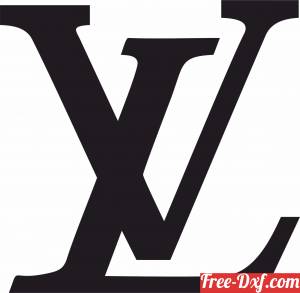 download Louis Vuitton logo free ready for cut