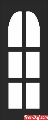 download DOOR   DECORATIVE   screen  pattern free ready for cut