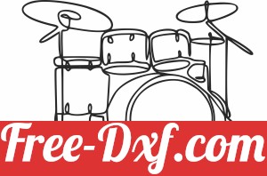 drums instrument music cliparts