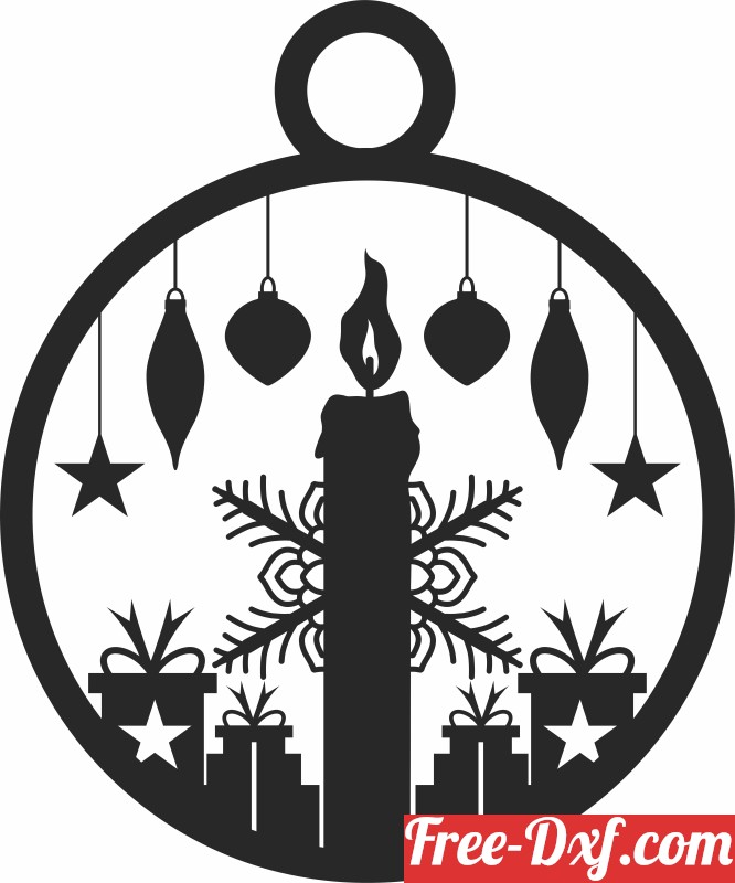 Download Christmas decoration candle ornament FMYO0 High quality