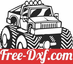 Monster truck clipart