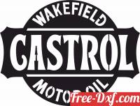 download Castrol Motor Oil Logo Wakefield Retro Sign free ready for cut