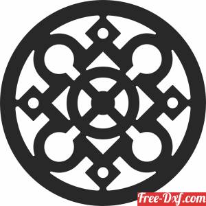 download decorative mandala free ready for cut
