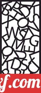 decorative Alphabet letters panel door wall screen pattern