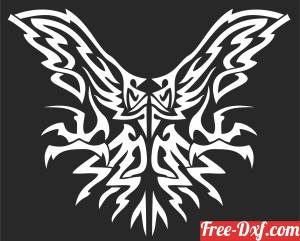 download Phoenix bird logo free ready for cut