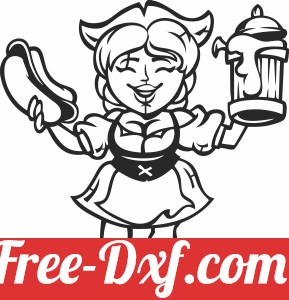 german beer girl october fest