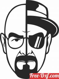 download Walter White Heisenberg clipart free ready for cut