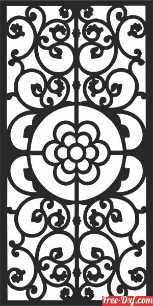 download wall   Decorative   PATTERN   door decorative free ready for cut