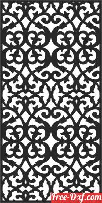 download wall   decorative  Pattern Wall   decorative  door free ready for cut
