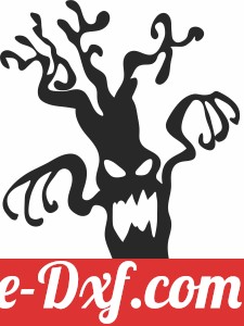 scary tree for halloween