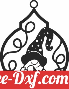 gnome christmas gift ornament
