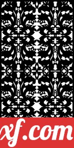 decorative panel wall separator door pattern