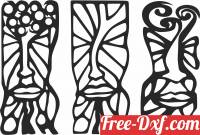 download African mask clipart free ready for cut