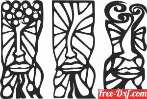 download African mask clipart free ready for cut