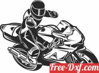 download biker riding clipart free ready for cut