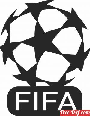 download Fifa football champions league logo free ready for cut