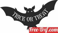 download trick or treat Bat halloween clipart free ready for cut