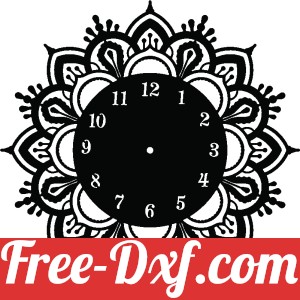 floar clock with number