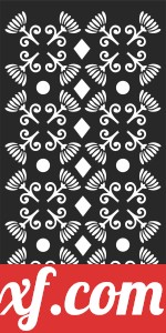 DECORATIVE  Wall door   pattern screen Door wall