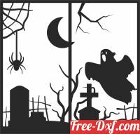 download Halloween gost scary clipart free ready for cut
