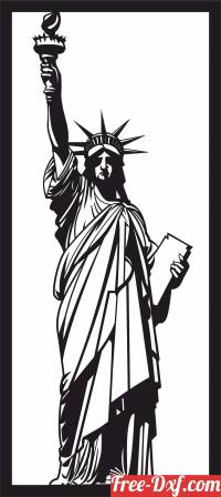 download Statue of Liberty Statue Home Decor free ready for cut
