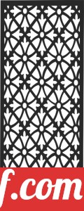 Door pattern decorative wall screen
