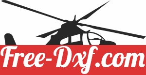 Helicopter Aircraft Silhouette