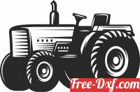 download farm Tractor clipart free ready for cut