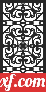 door decorative pattern wall screen
