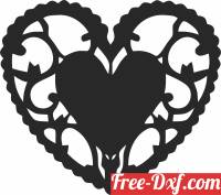 download heart art free ready for cut