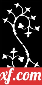 Decorative panels floral gate pattern