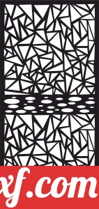 decorative door panel screen wall pattern