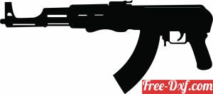 download weapon silhouette  gun free ready for cut