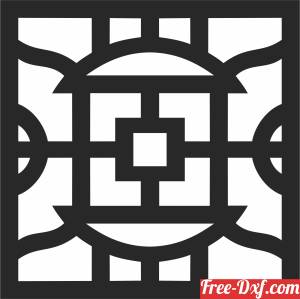 download pattern   screen  decorative   DOOR free ready for cut