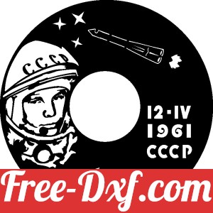 CCCP Cosmonaut clock