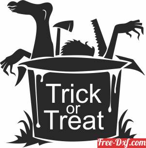download Trick or Treat halloween clipart free ready for cut