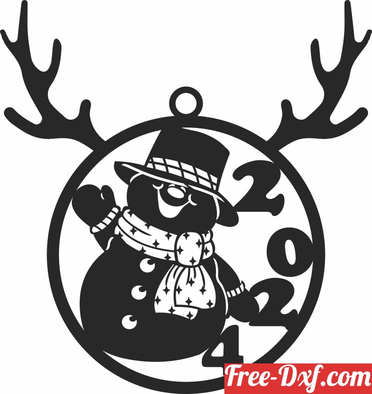 Download christmas snowman ornament 2024 ILGVT High quality free