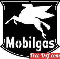 download Mobilgas Pegasus Logo Sign free ready for cut