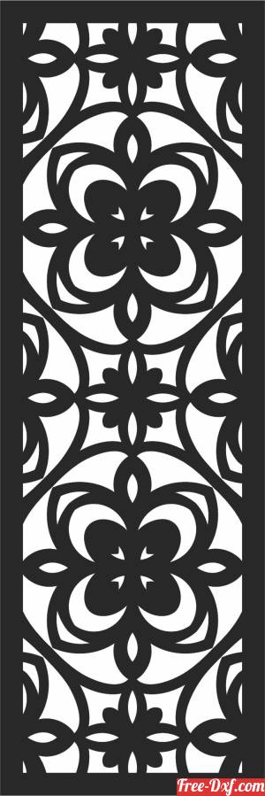 download screen Decorative pattern decorative   door free ready for cut