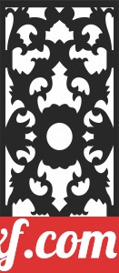 Decorative pattern screen door