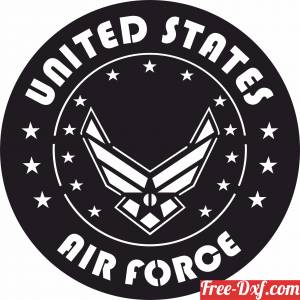 download United states air force logo free ready for cut