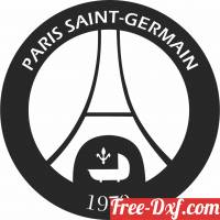 download Paris SG Logo football free ready for cut