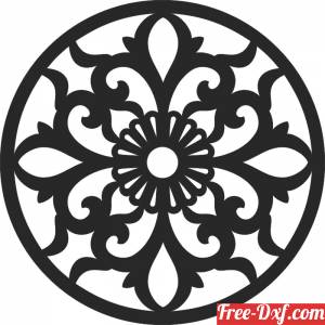 download mandala wall decorative pattern free ready for cut