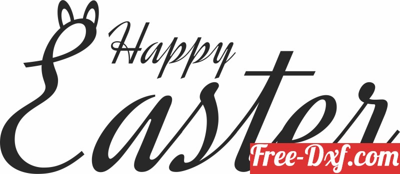 Download happy easter art IfO4f High quality free Dxf files, Svg,