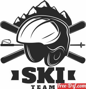 download Downhill Skiing clipart free ready for cut