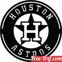 download Houston Astros MLB logo free ready for cut