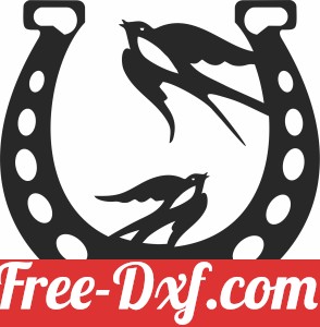 Horse Shoe with birds
