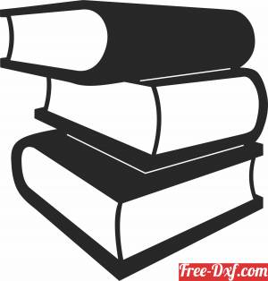 download Books clipart free ready for cut
