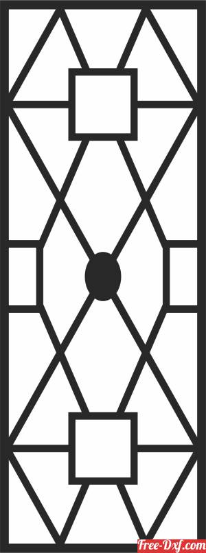download SCREEN  WALL  DOOR PATTERN free ready for cut