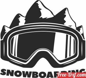 download snowboarding clipart free ready for cut